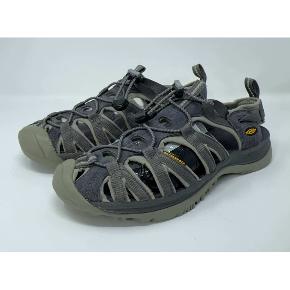 Keen Whisper Sandals Women's Size 9 Gray Waterproof Hiking Water 1018227 - Picture 3 of 9